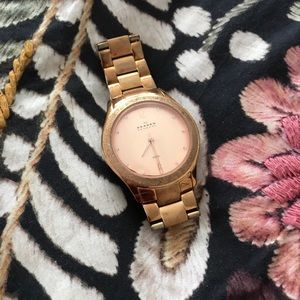 Skagen rose gold watch